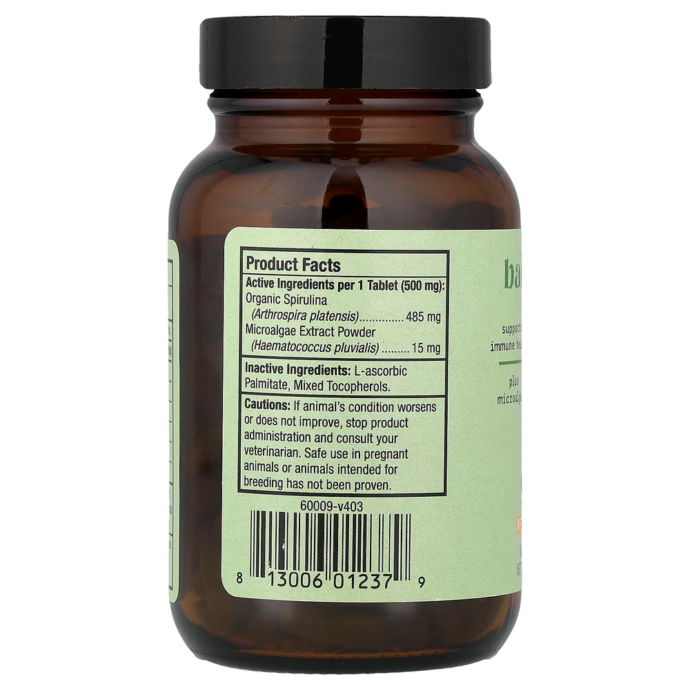 Dr. Mercola, Bark & Whiskers™, спирулина, для собак и кошек, 180 таблеток, 90 г (3,17 унции)