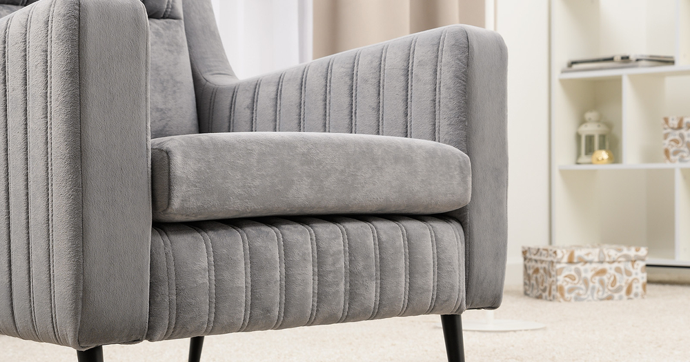 Изабель кресло для отдыха Арт. ТК 735 Романс грей Серый