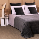 Покрывало Frette Luxury Cashmere Velvet Manogany Grey (270 x 260 см)