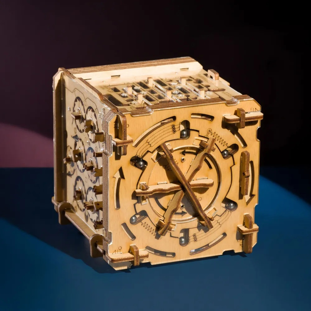 Деревянный Квестбокс "Испытание Камелота" от IDventure - головоломка, сборная модель, 3D пазл, коробочка с секретом