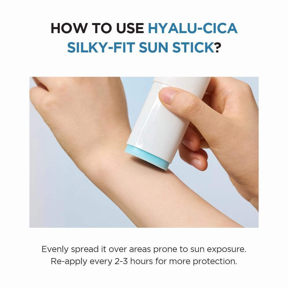 Солнцезащитный стик SKIN1004 Hyalu-Cica Silky-Fit Sun Stick SPF50+ PA++++