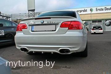 Диффузор заднего бампера V.1 для BMW 3 E92/E93 2006-2013 Coupe/Cabrio