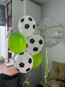 Набор воздушных шаров футбол, спорт №2328