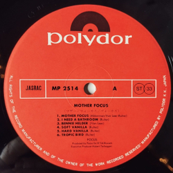 Винтажная виниловая пластинка LP Focus Mother Focus (Japan 1976) (No Obi) My Sweetheart