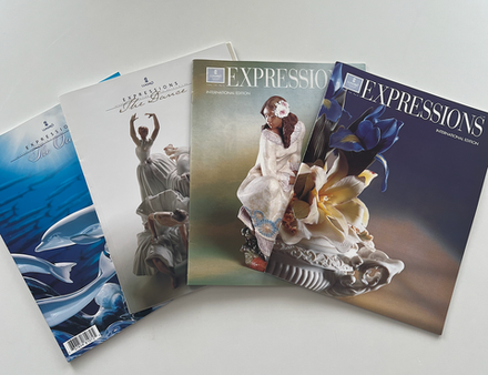 Полный годовой комплект коллекционных журналов «Expressions» (Lladro Collectors Society) за 1998 год