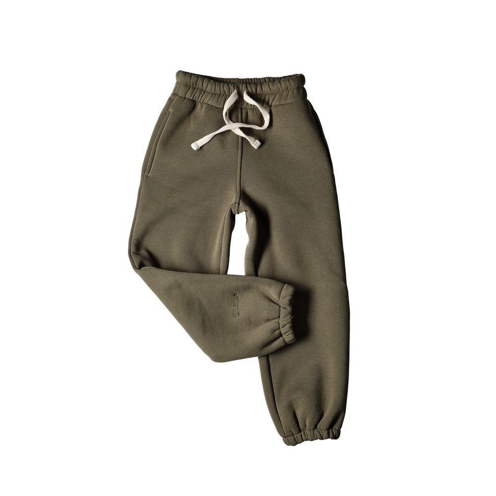 Джоггеры с начёсом свободного кроя Хвоя