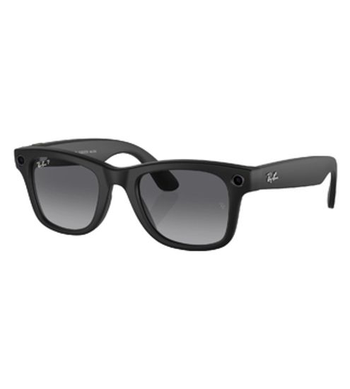 Умные очки Ray-Ban Meta Wayfarer RW4006 601/7150 Shiny Black G15 Green