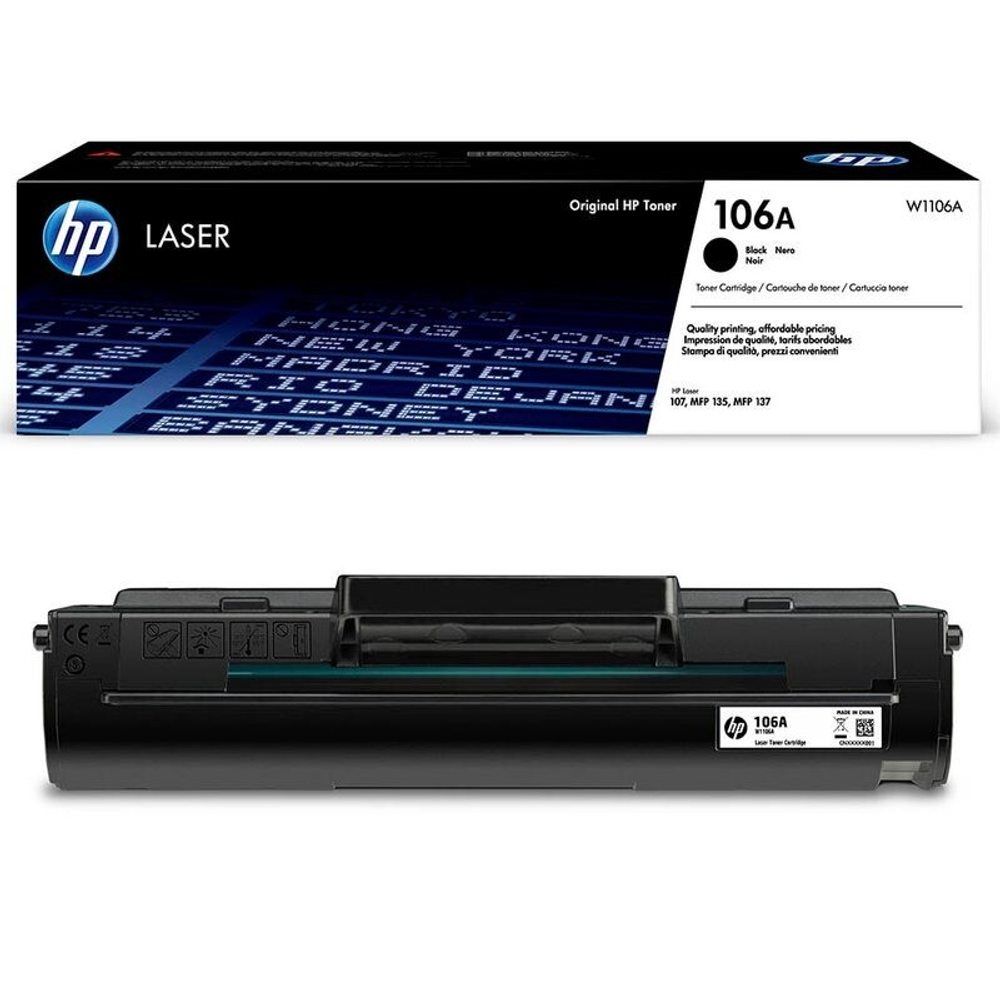 Картридж HP 106A (W1106A) для LaserJet 107/135/137 (1k)