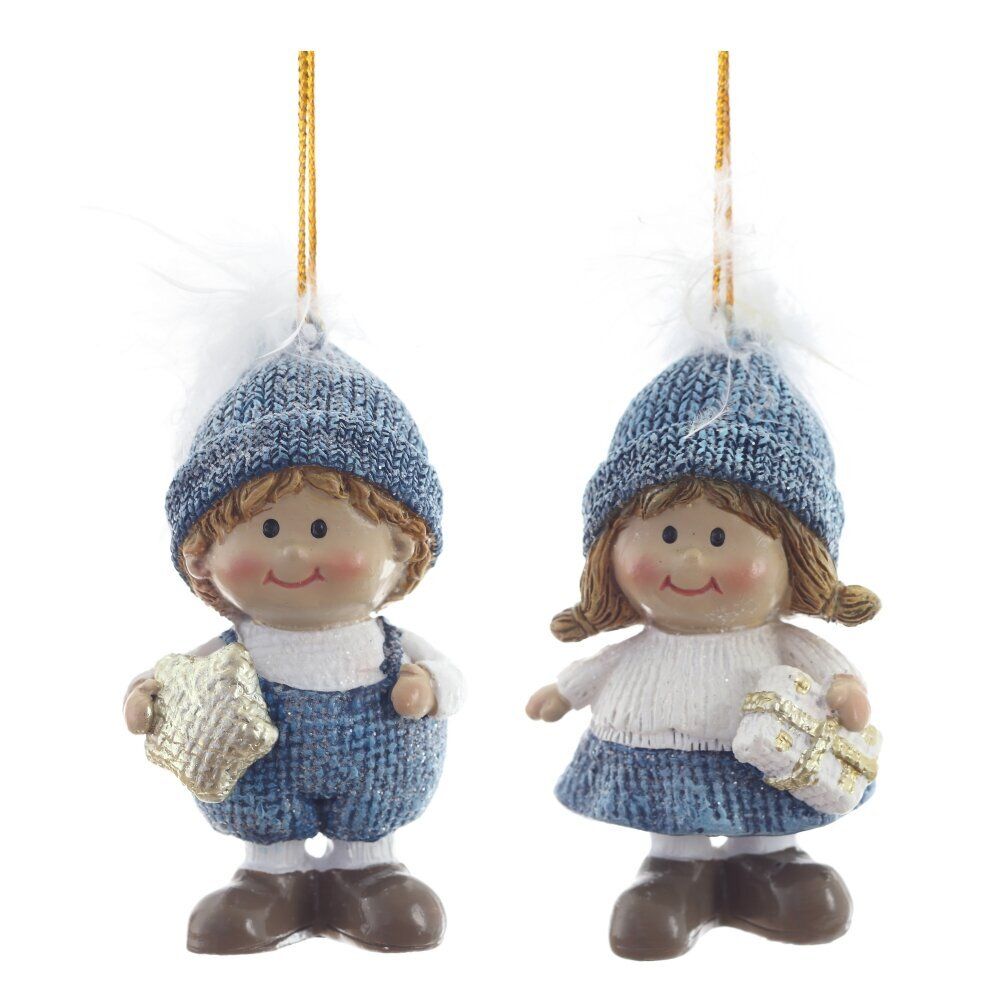 GAEM Фигурка декоративная подвесная "Дети", L4 W3 H7,5 см, 2в.