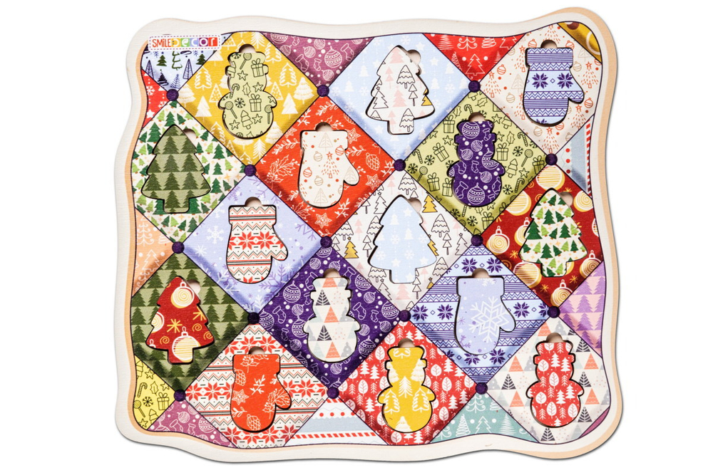 Рамки-вкладыши "Лоскутки" Узоры Сегена