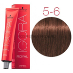 Краска для волос Igora Royal 5-6 Светлый коричневый шоколадный Schwarzkopf Professional, 60 мл