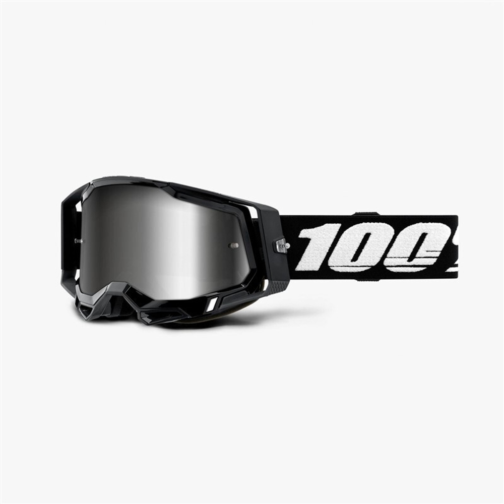 Очки 100% Racecraft 2 Goggle Black / Mirror Silver Lens (50121-252-01)