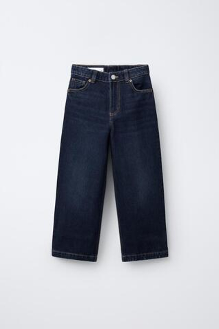 ZARA ДЖИНСЫ СВОБОДНОГО КРОЯ, СИНИЙ