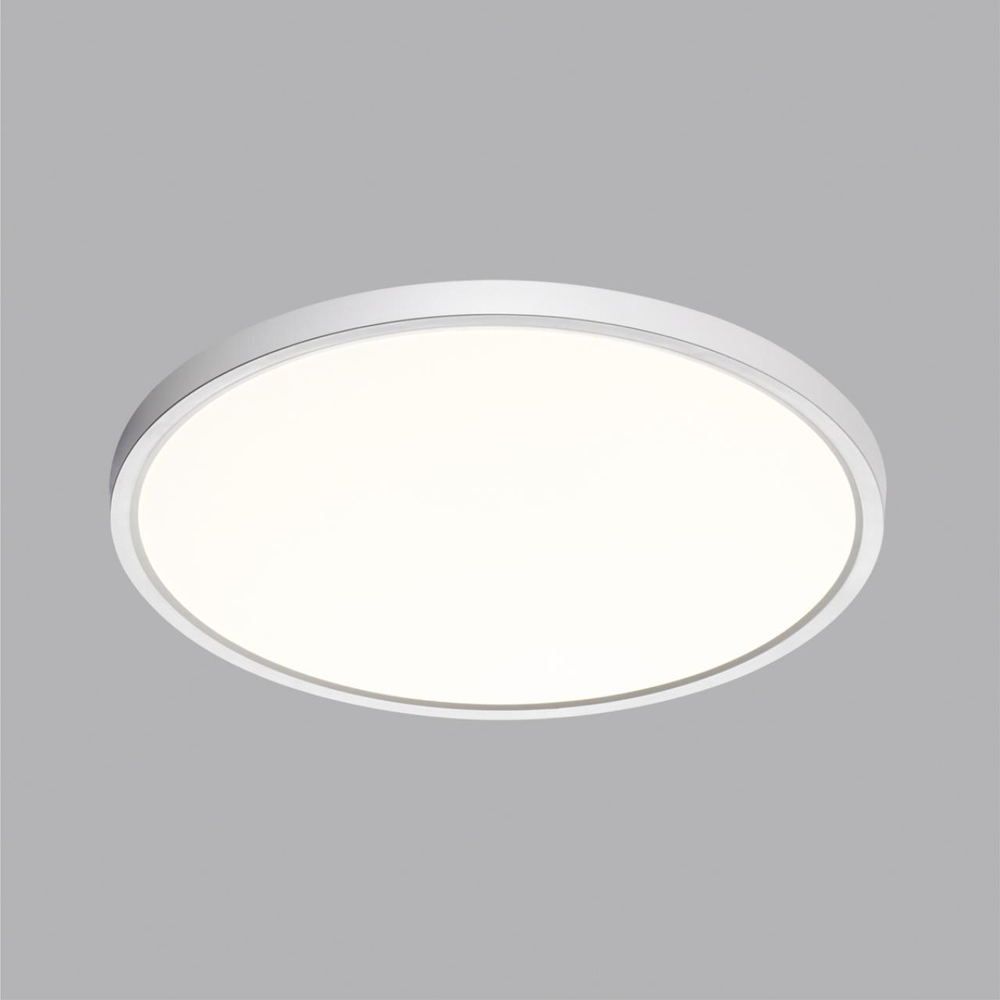 7659/32L MITRA LED SN 551 Светильник пластик/белый LED 32Вт 3000/4000K D400 IP40 ALFA WHITE