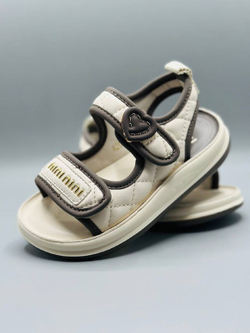 Детские кожаные босоножки Miu Miu
