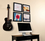 Настенная Рамка Для Виниловых Пластинок, Черная (Show & Listen)