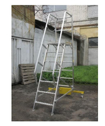 Лестница с платформой компактная MEGAL ЛСПК-3,30 (1,9)