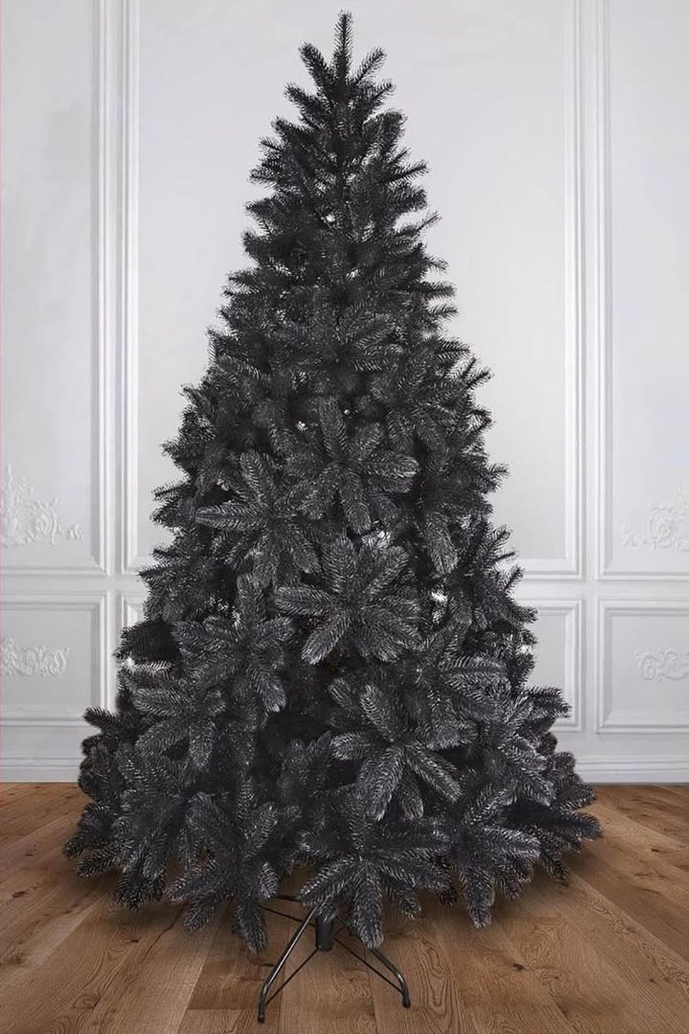 черная литая елка "императрица в черном"