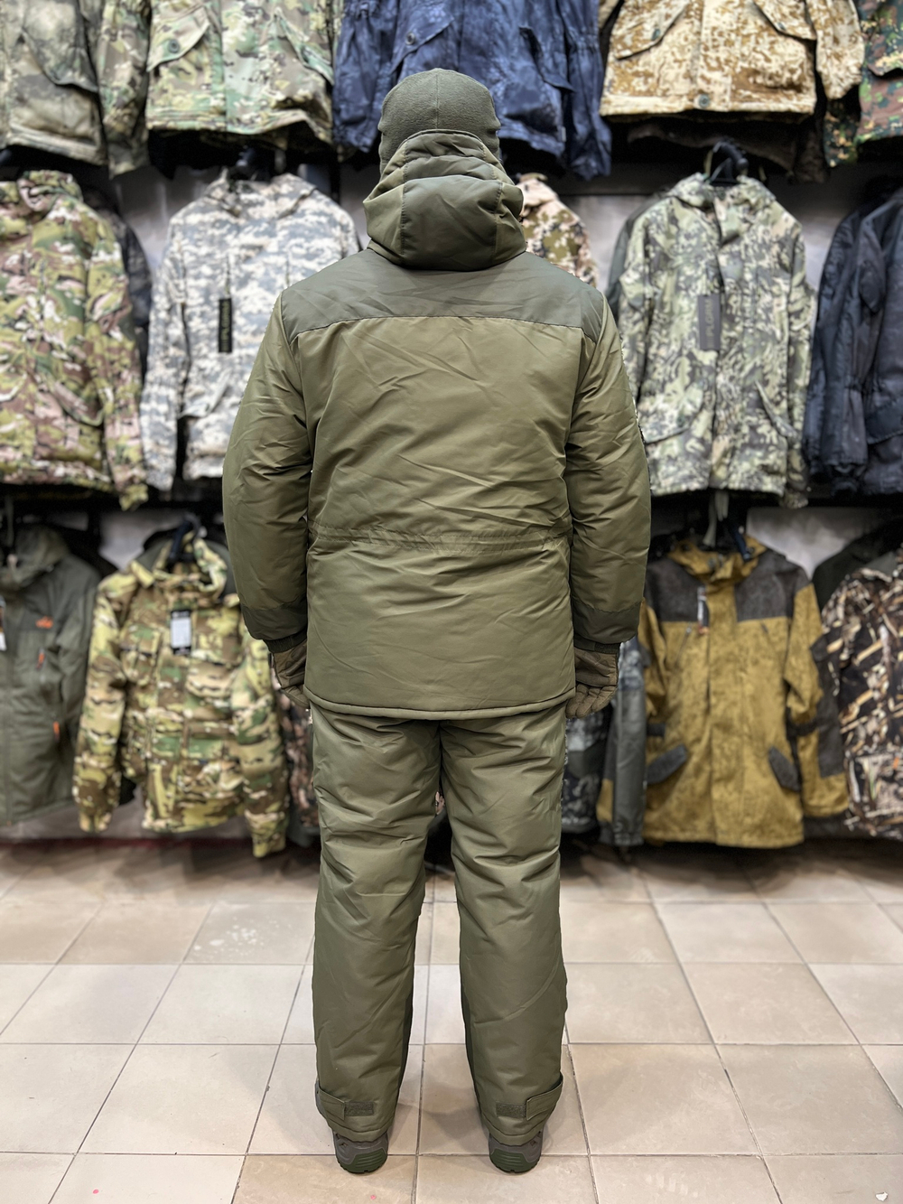 Зимний костюм Taygerr Егерь –45 °C, хаки, мембрана Кошачий глаз