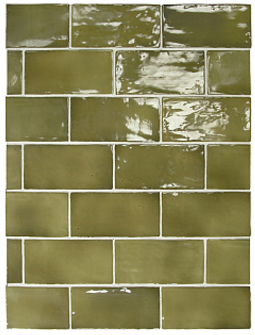 Керамическая плитка для стен EQUIPE MANACOR Basil Green 7,5х15/ЭКИПЕ МАНАКОР Базил Грин 7,5х15