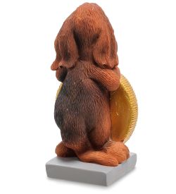 RV-913 Статуэтка Собака Блад-хаунд «Монета на удачу» (W.Stratford)