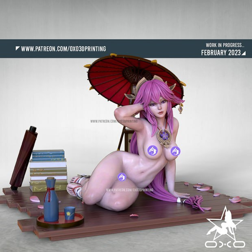 Йаэ Мико Genshin Impact Фигурка