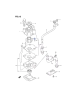 Крыльчатка помпы для лодочных моторов DF 9.9,15,20