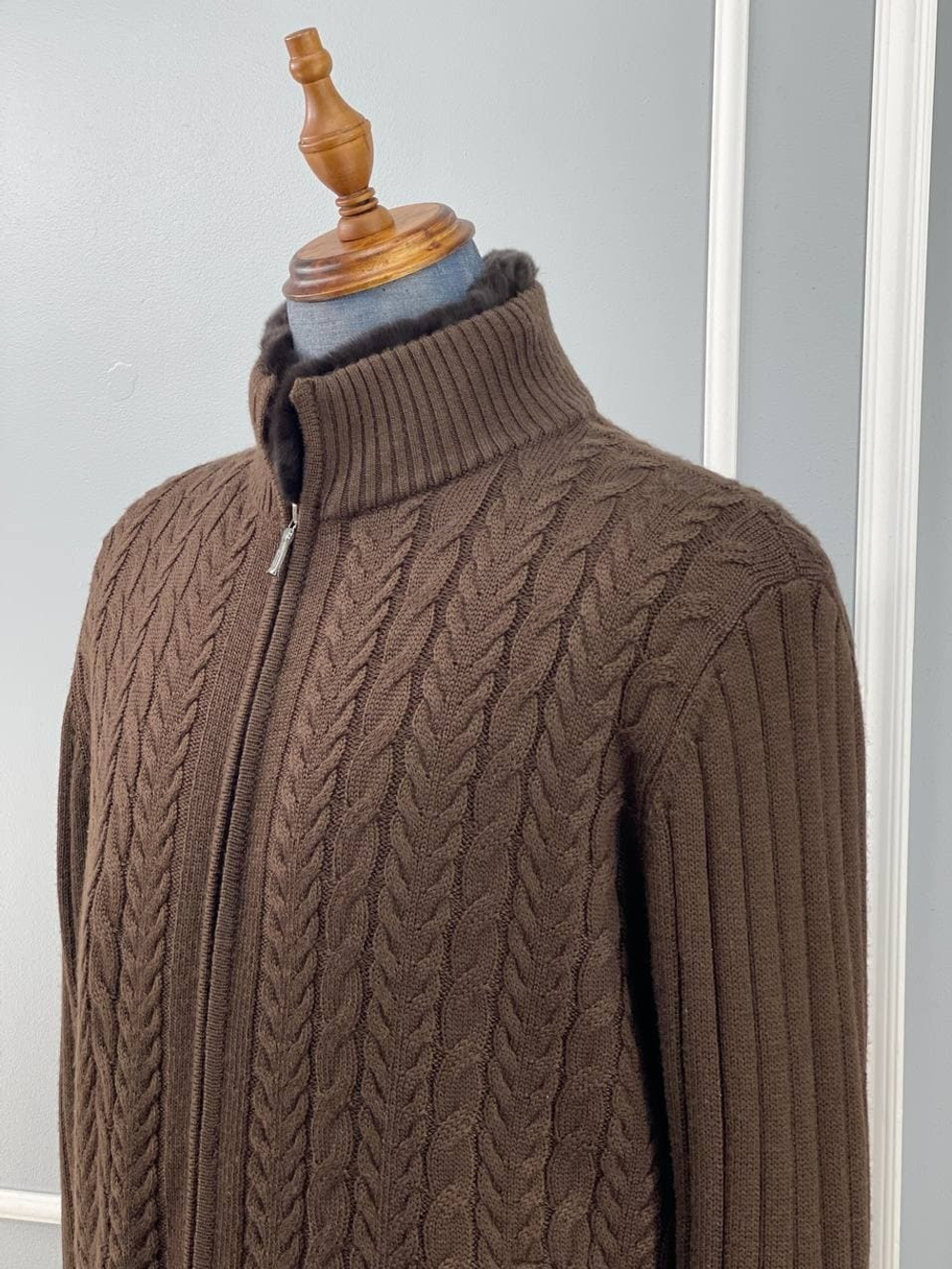 Кардиган Loro Piana с мехом