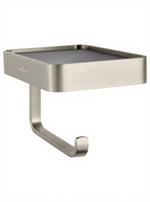 Держатель для туалетной бумаги с полкой WONZON & WOGHAND GRAFFITY, Брашированный никель (9366-BN)