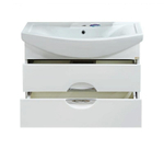 Тумба MISTY Лаванда - 80  подвесная с 2 ящ. c умывальником