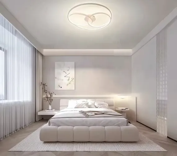 Кровать Tufty 180х200, белое букле