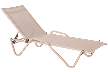 Шезлонг металлический Biotza Hera, тортора