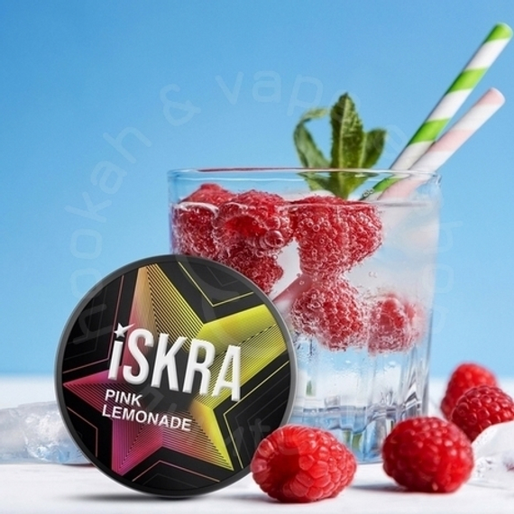 Табак для кальяна Искра (ISKRA), 25 г (Малиновый лимонад (Pink Lemonade))