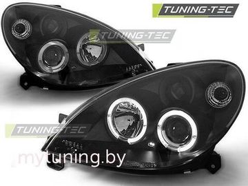 Передние фары ANGEL EYES BLACK для Citroen Xsara