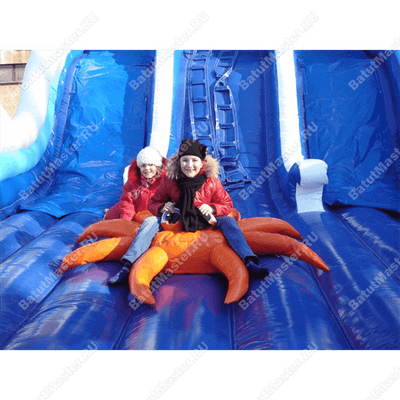 Коммерческий надувной батут "Большая волна"