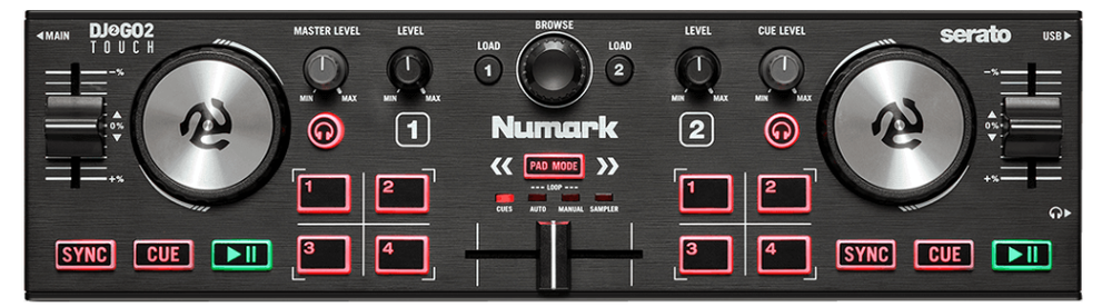 DJ-контроллер NUMARK DJ2GO2 Touch