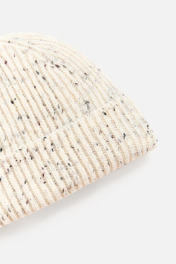 ZARA ШАПКА ИЗ РЕЛЬЕФНОЙ ПРЯЖИ, ЭКРЮ