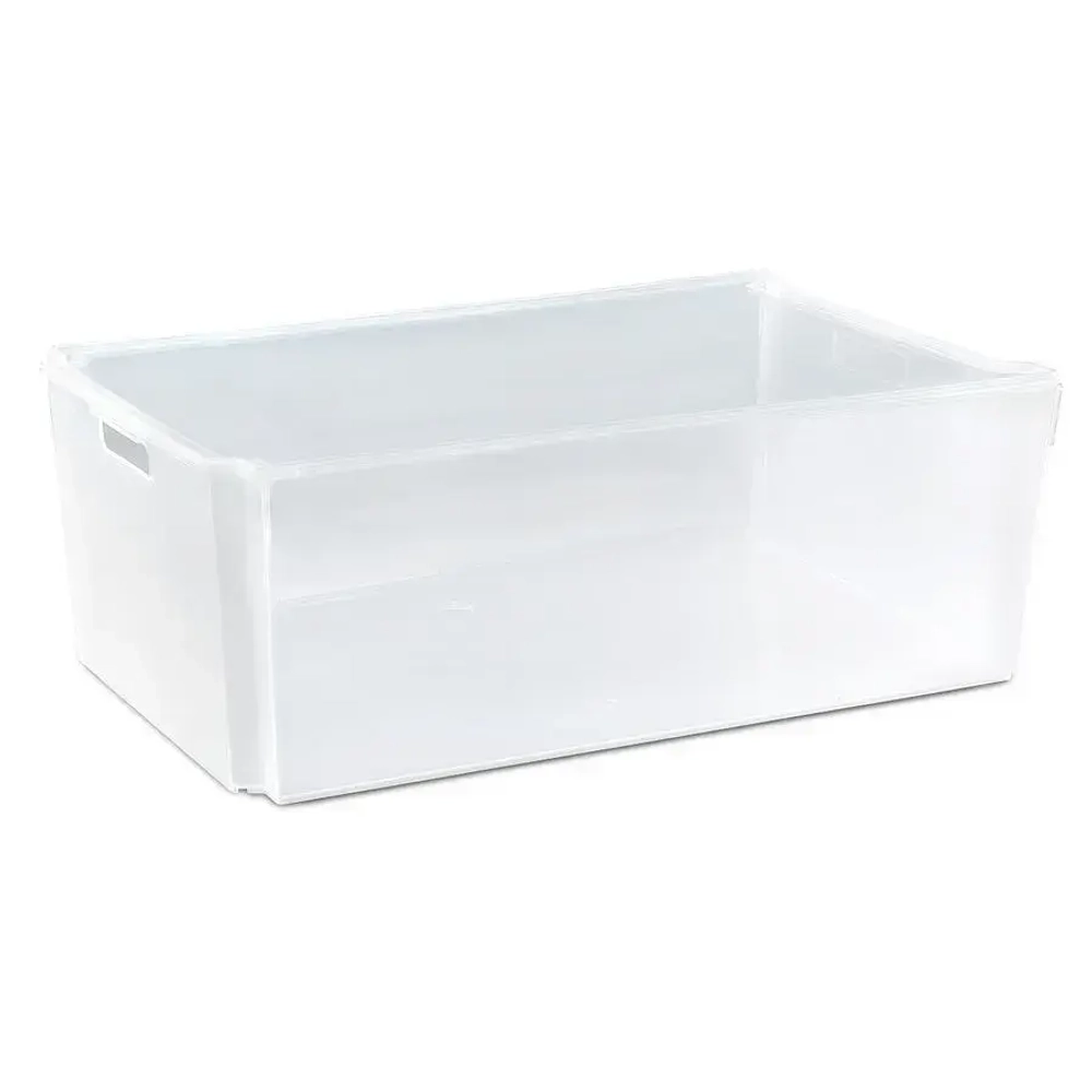 Ящик штабелируемый с крышкой Модуль L 37л (прозрачный)