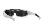 Спортивные очки LiP Surge Aero / Stone White - Black / PC Polarized / Levante Series ML Red Smoke