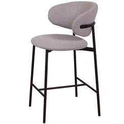 Полубарный стул Adele, серая рогожка