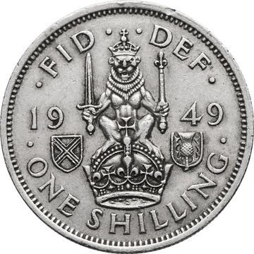 1 шиллинг 1949 Великобритания (Шотландский шиллинг)