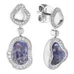 Серьги со Шпинелью и Бриллиантами, E0033-22/1