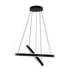 Citilux Дуэт CL719641 LED Люстра подвесная с пультом Чёрная