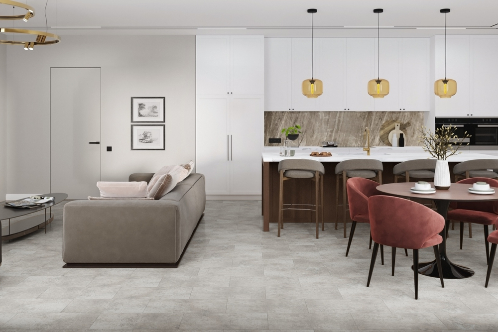 Кварц-винил LVT Damy Floor Ascent LVT 2.5 мм ФУДЗИЯМА 4.15 м2