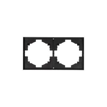 Рамка STRONG 2-постовая антрацит KRANZ