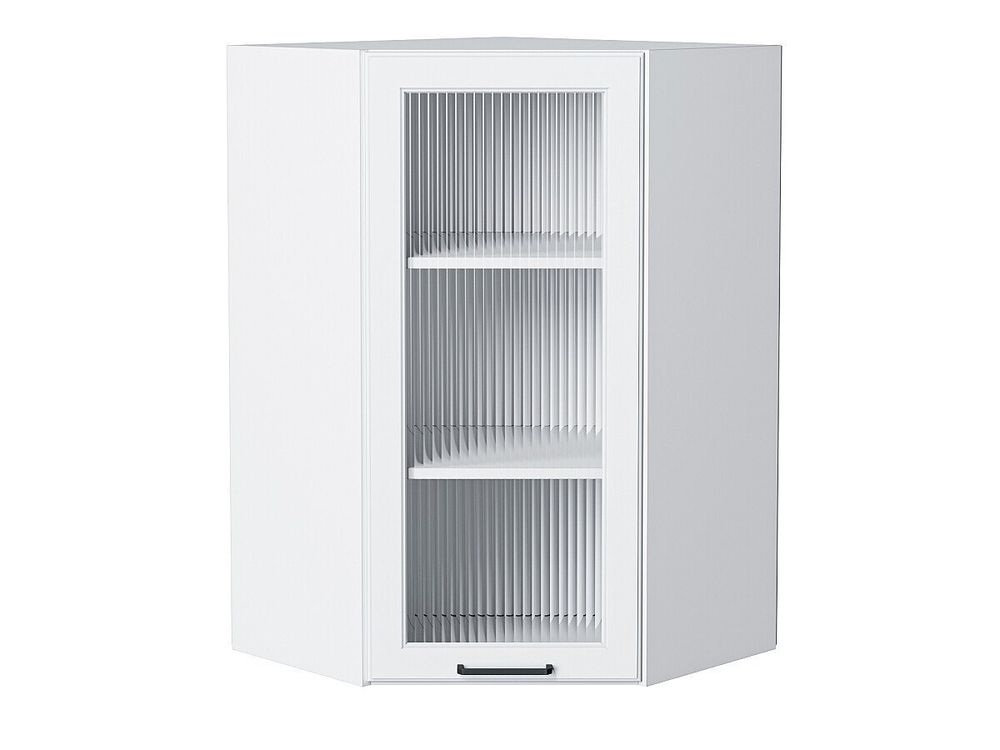 Шкаф верхний угловой остекленный Барселона