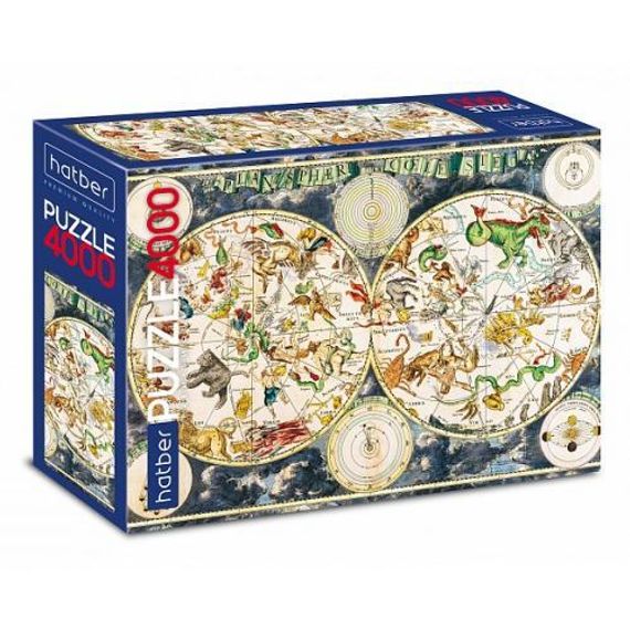 Pazl \ Puzzle ПАЗЛЫ-ИГРА 4000 элементов  -Старинная карта созвездий-
