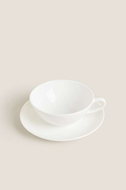 ZARA HOME КРУЖКА ИЗ ТОНКОГО ФАРФОРА, БЕЛЫЙ