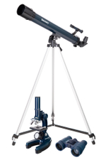 Набор Discovery Scope 3 с книгой: телескоп, бинокль, микроскоп