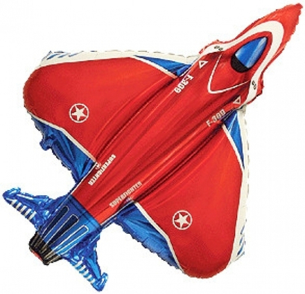 F Фигура, Супер истребитель Красный, 39"/99 см, 1 шт.